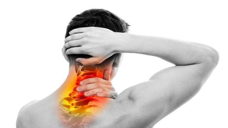 Stiffness in the neck and Shoulder