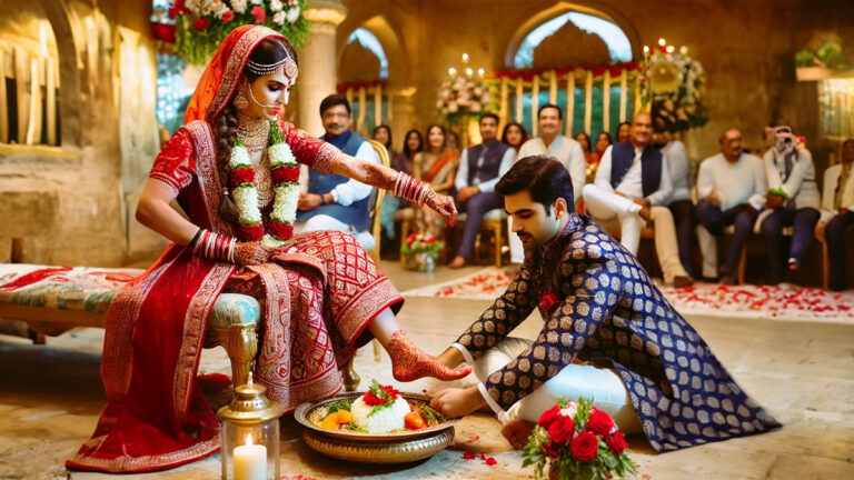 Unveiling the Unique Wedding Ritual: Why a Bride Kicks the Plate to Serve Food to Her Husband