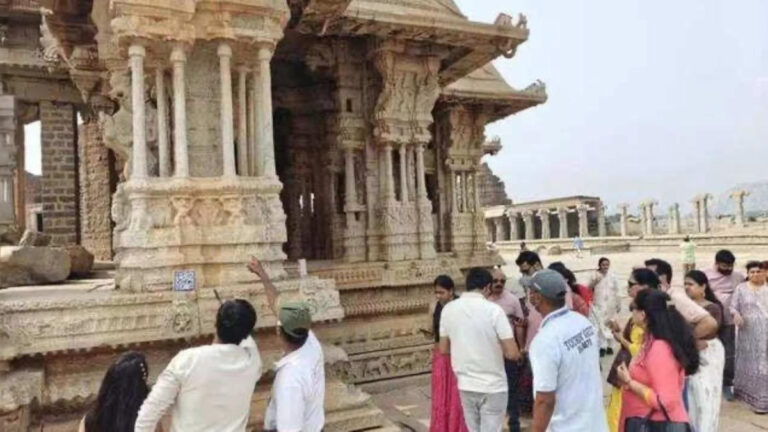 Hampi: Musical Sounds of Vijaya Vittala Temple Now Accessible Via QR Codes!