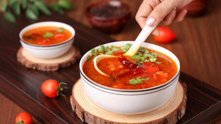 Andhra Style Tomato Rasam Recipe