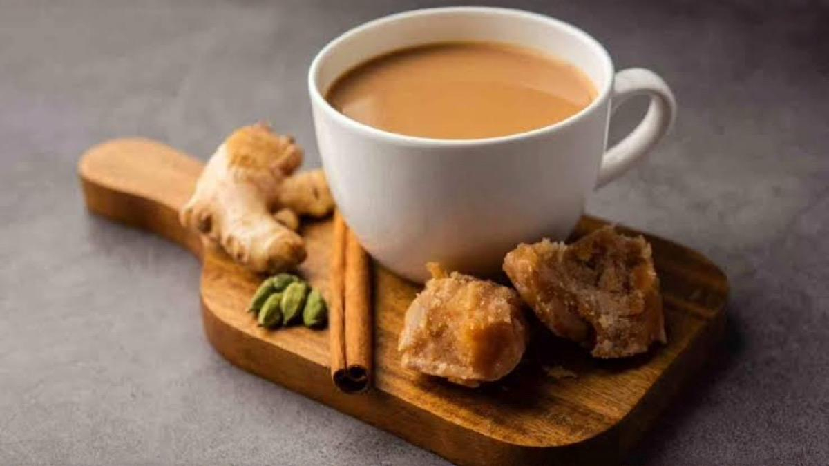 Make Jaggery Tea