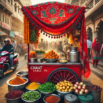 Red Cloth on Chaat-Pakodi Cart Reason