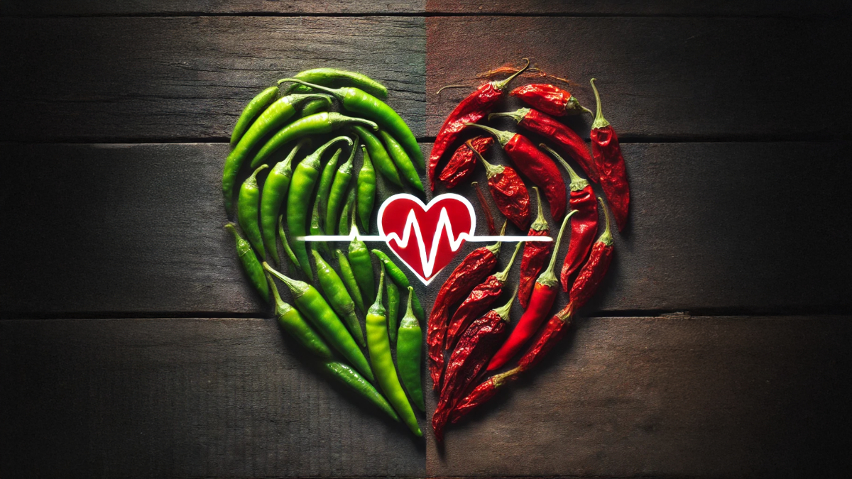 Green vs Red Chilli Heart Health